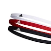 Čelenky adidas Hairband 3pack bielo-červeno-čierne
