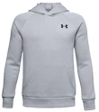Chlapčenská mikina Under Armour  RIVAL COTTON HOODIE grey