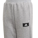 Chlapčenské tepláky adidas  Future Icons 3-Stripes Tapered-Leg Pants Medium Grey Heather