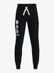 Chlapčenské tepláky Under Armour  Rival Flc ANAML Jogger-BLK