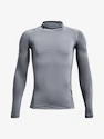 Chlapčenské tričko Under Armour  HG Armour Mock LS-GRY XS