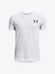 Chlapčenské tričko Under Armour  SPORTSTYLE LEFT CHEST SS-WHT S