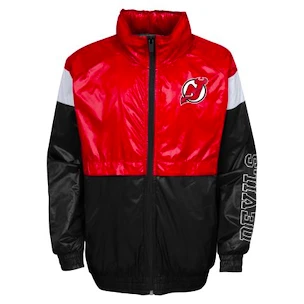 Chlapecká bunda Outerstuff  GOAL LINE STANCE FZ WINDBREAKE NEW JERSEY DEVILS S