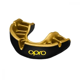 Chránič zubov Opro GOLD Black/Gold Senior