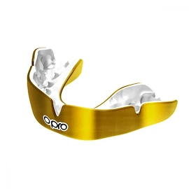 Chránič zubov Opro INSTANT CUSTOM FIT SOLIDS Gold/White Senior