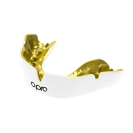 Chránič zubov Opro INSTANT CUSTOM FIT SOLIDS White/Gold Senior