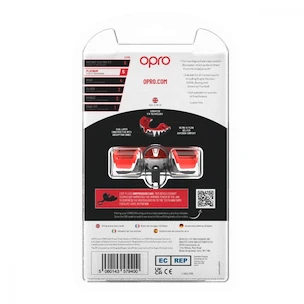 Chránič zubov Opro  PLATINUM Black/Red/White Senior