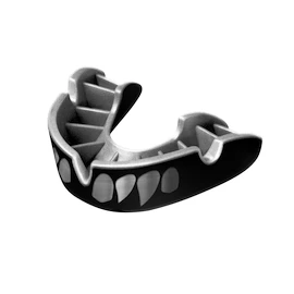 Chránič zubov Opro SILVER JAWZ Black/Silver Senior