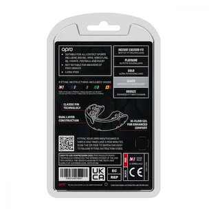 Chránič zubov Opro  SILVER UFC Black/Red Senior