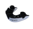 Chránič zubov Opro  SILVER White/Black Junior