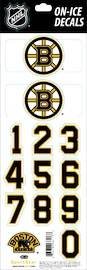Čísla na prilbu Sportstape ALL IN ONE HELMET DECALS - BOSTON BRUINS