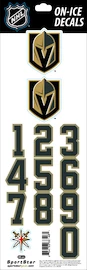 Čísla na prilbu Sportstape ALL IN ONE HELMET DECALS - LAS VEGAS GOLDEN KNIGHTS