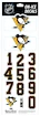 Čísla na prilbu Sportstape  ALL IN ONE HELMET DECALS - PITTSBURGH PENGUINS