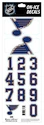 Čísla na prilbu Sportstape  ALL IN ONE HELMET DECALS - ST. LOUIS BLUES