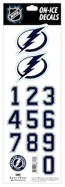 Čísla na prilbu Sportstape ALL IN ONE HELMET DECALS - TAMPA BAY LIGHTENING