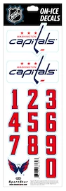 Čísla na prilbu Sportstape ALL IN ONE HELMET DECALS - WASHINGTON CAPITALS