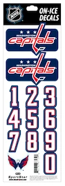 Čísla na prilbu Sportstape ALL IN ONE HELMET DECALS - WASHINGTON CAPITALS - DARK HELMET