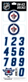 Čísla na prilbu Sportstape ALL IN ONE HELMET DECALS - WINNIPEG JETS