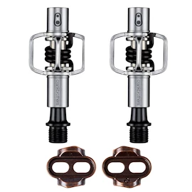 CRANKBROTHERS Egg Beater 1 strieborné + Easy Release Cleats