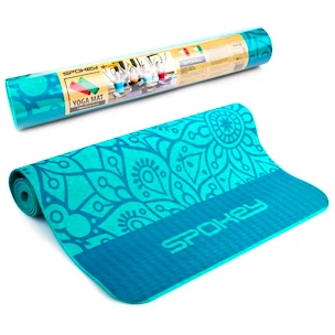 Cvičebná pomôcka Spokey  Mandala Podložka na cvičení vč. popruhu