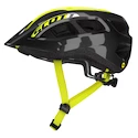 Cyklistická helma Scott  Supra (CE) Black/Radium Yellow Fade