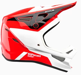 Cyklistická prilba 100% Status Youth Hellfire white/red