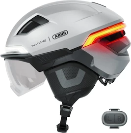 Cyklistická prilba Abus Hyp-E Ace Gleam Silver
