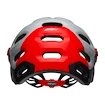 Cyklistická prilba BELL Super 3 matná červeno-čierno-šedá