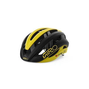 Cyklistická prilba Giro Aries  Spherical Mat Black/Yellow Visma S