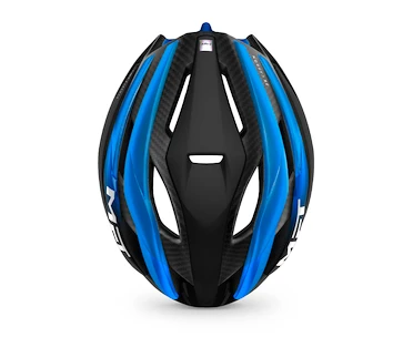 Cyklistická prilba MET  Trenta 3K Carbon metalická černo-modrá