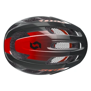 Cyklistická prilba Scott  Supra (CE) Grey/Red Fade