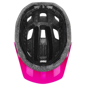 Cyklistická prilba Uvex  Access Black Mat - Berry