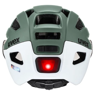 Cyklistická prilba Uvex Finale Visor V Moss Green-Cloud M (S4109770400) 52 - 57 cm