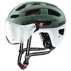 Cyklistická prilba Uvex Finale Visor V Moss Green-Cloud M (S4109770400) 52 - 57 cm