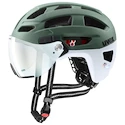 Cyklistická prilba Uvex Finale Visor V Moss Green-Cloud M (S4109770400) 52 - 57 cm