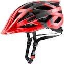 Cyklistická prilba Uvex I-VO CC červeno-tmavo strieborná matná