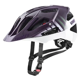 Cyklistická prilba Uvex Quatro CC Plum-White Mat (S4100260100)