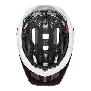 Cyklistická prilba Uvex Quatro CC Plum-White Mat (S4100260100) 52 - 57 cm