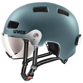 Cyklistická prilba Uvex Rush Visor Deep Turquoise Mat (S4100280400)