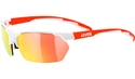 Cyklistické okuliare Uvex Sportstyle 114 bielo-oranžové