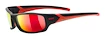 Cyklistické okuliare Uvex Sportstyle 211 pola čierno-červené