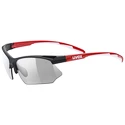 Cyklistické okuliare Uvex Sportstyle 802 Vario čierno-červené