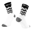 Cyklistické ponožky Force Wave čierno-biele