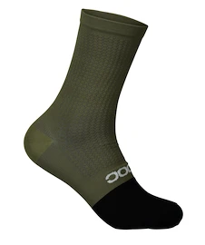 Cyklistické ponožky POC Flair Mid Epidote Green/Uranium Black