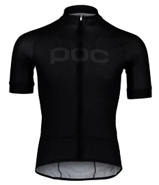 Cyklistický dres POC Essential Road Logo Jersey Uranium Black