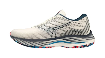 Dámska bežecká obuv Mizuno  Wave Rider 26 Snow White/Silver/Ibiza Blue  UK 3,5