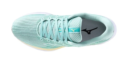 Dámska bežecká obuv Mizuno  Wave Rider 27 Eggshell Blue/White/Anise Flower