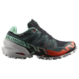 Dámska bežecká obuv Salomon Speedcross 6 Gore-Tex Black/Electric Green/Cherry Tomato