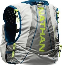 Dámska bežecká vesta Nathan Vapor Airess 2 7L Vapor Grey/Finish Lime