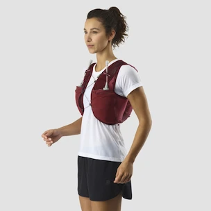 Dámska bežecká vesta Salomon  Skin 8 Set Earth Red/Cabernet